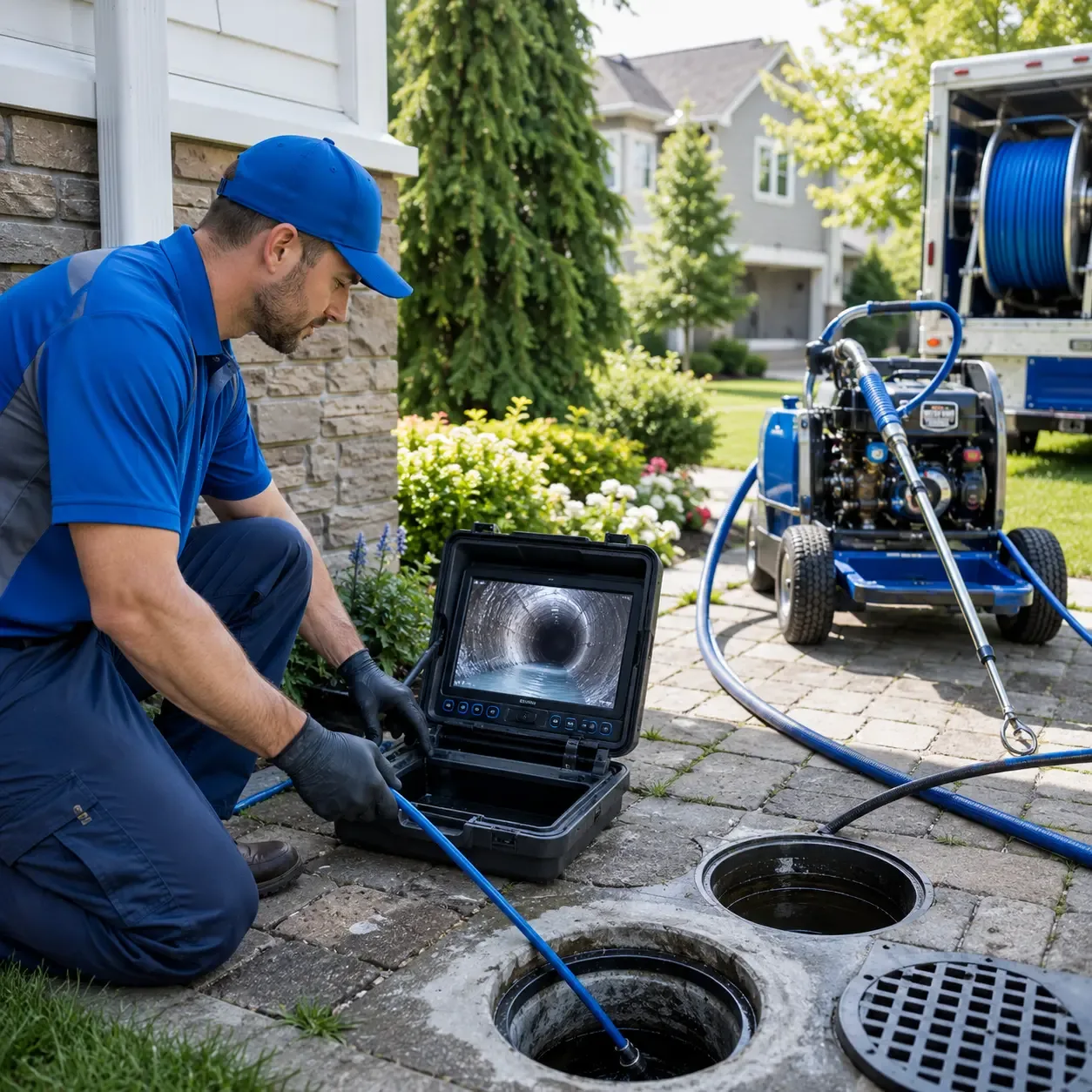 Outdoor drain cleaning professionals serving Orford, NH